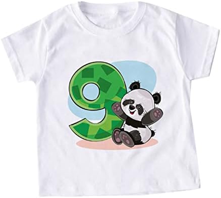 Dječak 3 mališani dječaci djevojčice Ljetni Panda Panda Crtani otisci majice TOPITE NAJBOLJI PAKE