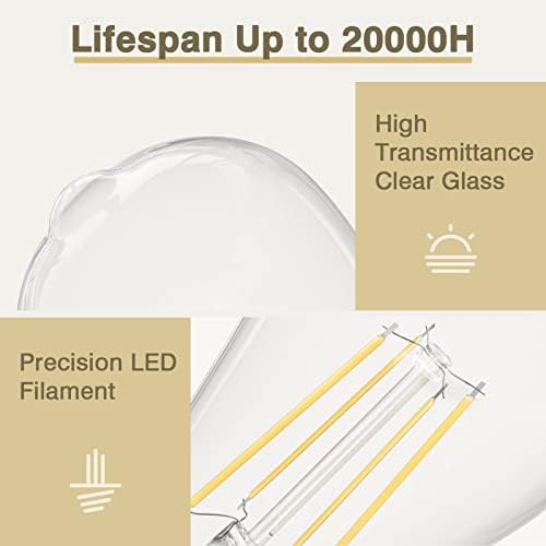 16-16-26 prigušiva LED žarulja 60 vata Vintage Edison žarulje topla bijela boja 2700 inča