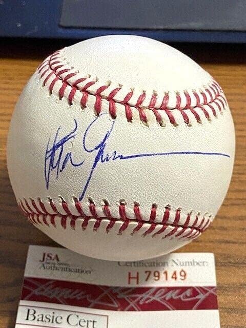 Peter Gammons 2 Potpisan autograpd OML bejzbol! ESPN, MLB Writer! Spink! JSA! - Autografirani bejzbol