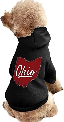 Obožavam svoju odjeću za pse u Ohiju zimske kapuljače za kućne ljubimce meke i tople pseće majice za male srednje pse