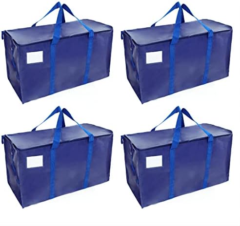 Kaoyoo 2 pakirajte ekstra velike poteškoće s ruksacima s patentnim zatvaračima i jakim ručkama sklopive i jednostavne za