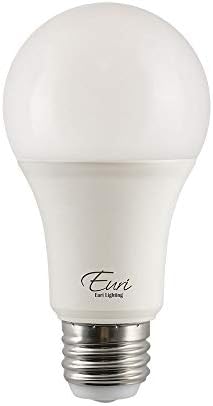 Euri Lighting EA19-14W2150et, LED 3-pojasni A19, 4/8/14 W, 500/1000/1500 lm, p E26 5.000 K, Potpuno zatvoren, sa zaštitom