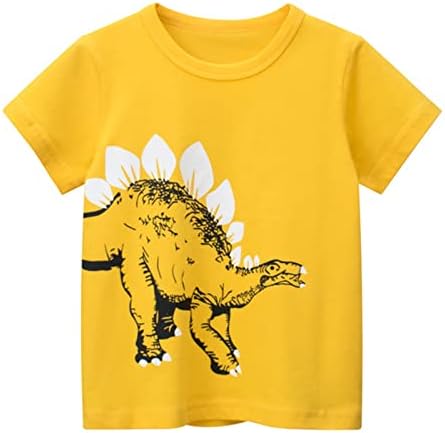 Mališani djeca dječaci dječaci djevojčice dinosaur kratki rukav majice majice vrhove majice odjeće za djecu dječaka 2T