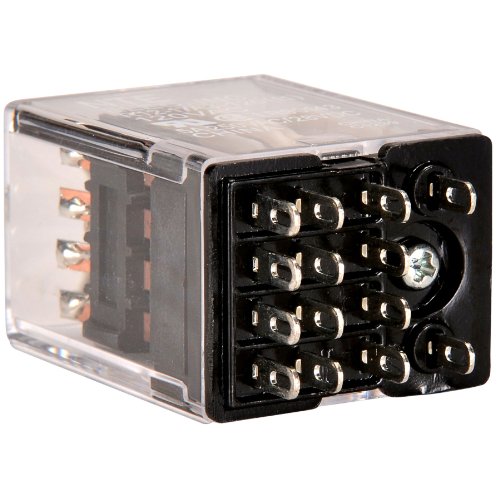 NTE Electronics R12-17A3-120 Serija R12 Opća namjena AC relej, 4PDT kontakt aranžman, 5 amp, 120 VAC