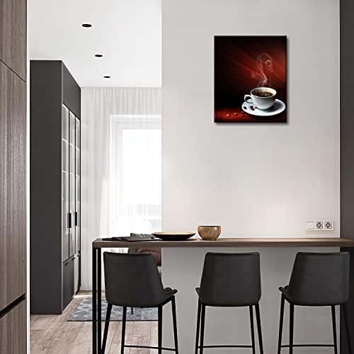 Tako luda umjetnost Šalica vruće kave s platnu kave platno slikanje za ispis za dom za dekor za dom Moderni Giclee ispruženi