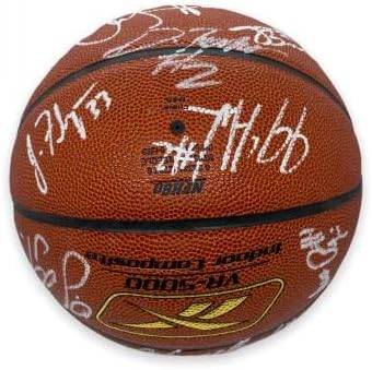 2007. Roundball potpisao je autogramirao James Harden Kevin Love OJ Mayo itd. JSA - Autografirane košarke