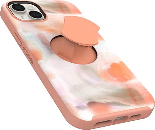 Otterbox iPhone 14 Plus Ottergrip Symmetry Series Case - breskve, ugrađeni prianjanje, elegantni slučaj, Snaps to magsafe,