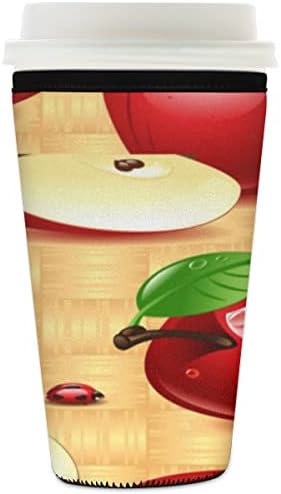Uzorak voća rukavi za kavu za višekratnu upotrebu Neprenski izolator za ledenu šalice kave Pića hladna pića, 16-18 oz