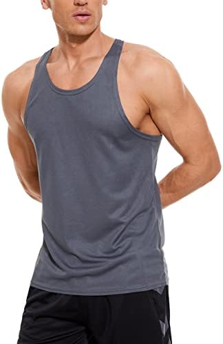 Muški string tenk vrhovi brza suha mrežaste ručice za vježbanje bodybuilding fitnes mišića majice majice
