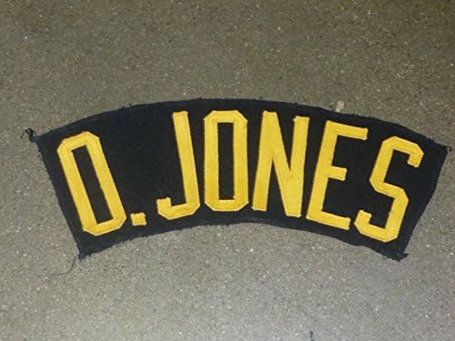1980 -ih Odell Jones Pittsburgh Pirates Game Worken rabljeni ploča s imenom Off Jersey