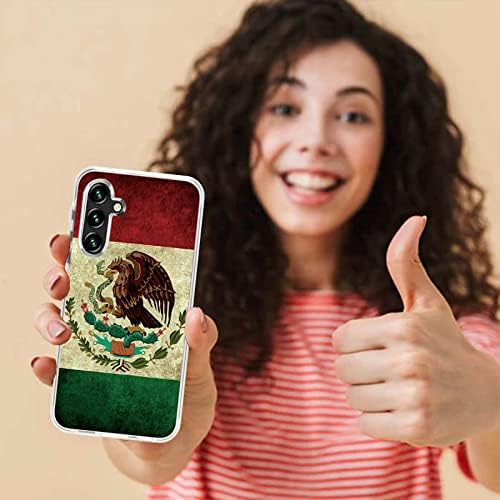 Rossy za Samsung A14 5G Case Galaxy A14 5G Clear Slučaj s Meksikom meksičke vintage zastave uzorka za žene muškarce s dvostrukim
