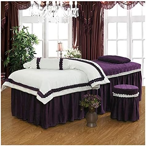 Kojaes masažni krevet set, masažni krevet set set zgušnjavajući mekani tkaninski salon za kozmetički pokrivač sets jednostavnih