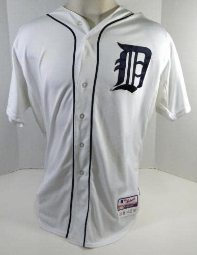 2014 Detroit Tigers Jordan Lennerton 28 Igra Upotrijebljena White Jersey 48 DP20784 - Igra korištena MLB dresova