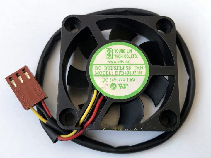 DFB401024H Fan 24V ventilator pretvarača 1,6W 4010 4CM 3-žice