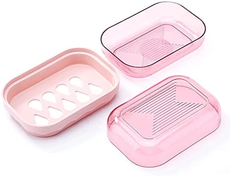 Amayyafzh sapun Dislesz prozirna plastična kutija sapuna prijenosna prozirna kutija sapuna kutija kućanstvo tuširanje na