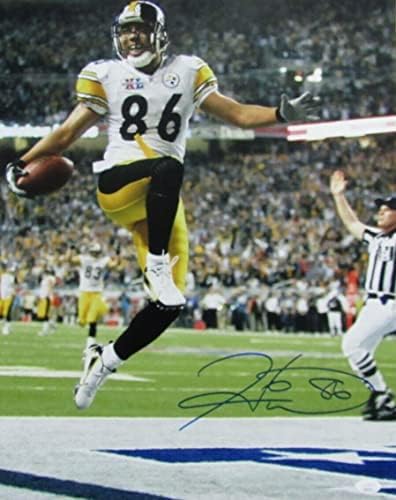 Hines Ward Hof Autografirano 16x20 Photo Pittsburgh Steelers JSA - Autografirane NFL fotografije