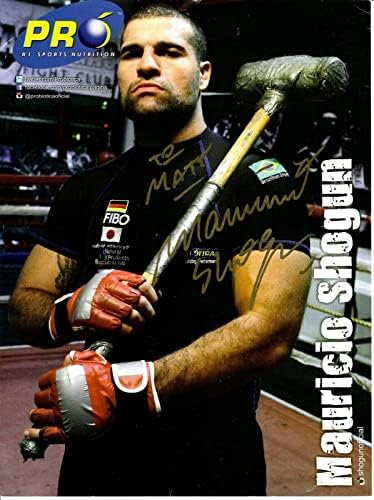 Mauricio Shogun potpisao Pro Sports Nutrition 8.5x11 Promo Photo UFC to Matt - Autographd UFC fotografije