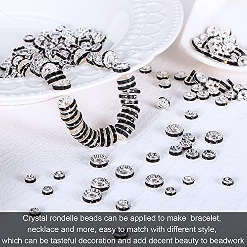 800 komada okruglih perli za razmaknice od kristalnog kristala labavi perli od šarma od 6 mm 8 mm 10 mm za izradu ogrlica