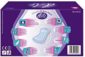 Organic elyte - čisti kontrolni jastučići za pamučni mokraćni mjehur - osjetljivi sigurni koži - mini ,, super, 20 brojanja
