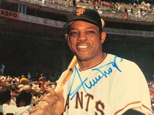 Willie Mays potpisao Autogram 8x10 bejzbol autogramiranih divova fotografija jsa coa - Autographed MLB fotografije