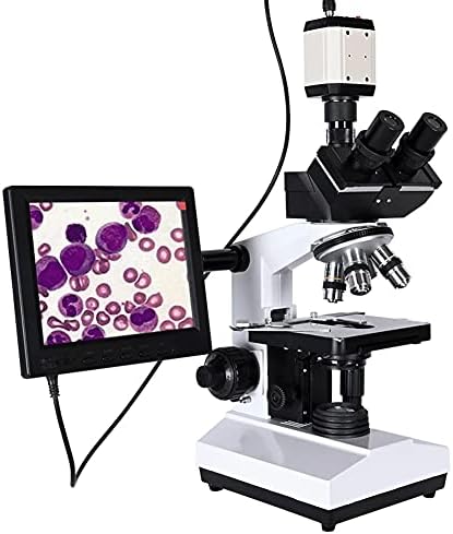 Profesionalni laboratorijski biološki TRINOKULARNI mikroskop za zumiranje od 2500 inča + elektronički digitalni fotoaparat