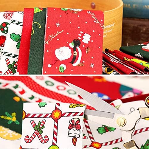 Batino 10pcs žele roll tkanine trake za poplun božićna tema poplun Tkanina krpa s različitim uzorcima, 18 inča 22 inča