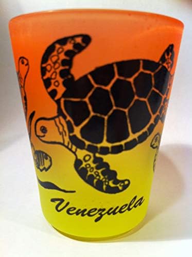 Venecuelanska duga kornjača neonsko narančasta / neonsko žuta čaša