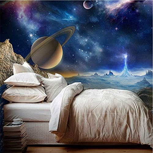 Tapete 3D Stereo Svemirski planet Freska Zidno platno Dnevni boravak Dječja spavaća soba Pozadina obloge Home dekor-450X300
