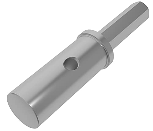 Adapter za bušenje leda - 18 mm - 0,720 Promjer izlaznog osovine - čelični bežični pričvršćivanje za bušenje za led za bušenje.