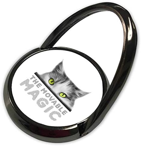 3Drose Alexis Design - Mačje oči - zapanjujuća mačka od zelenih očiju. Pokretna magija. Smiješan, pozitivan poklon - prsten
