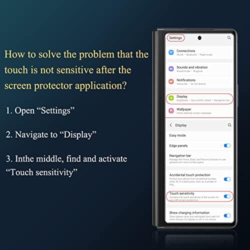 LYWHL [2 + 2 pakiranje] za Samsung Galaxy Z preklop 4 prednji zaštitnik zaslona za zaštitu privatnosti Friendly 9H tvrdoća