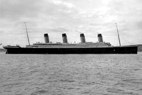 Nova 4x6 foto: bočni prikaz RMS Titanic, nesretno oceansko obloge