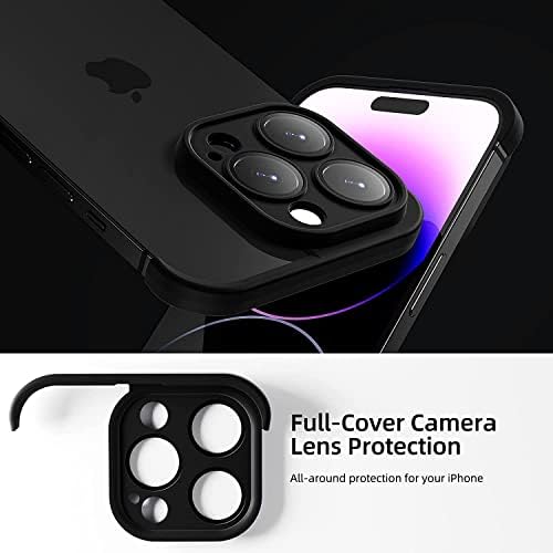 Fxfoot za iPhone 13 Pro kamera zaštitnika za zaštitnicu silikona, ultra tanki lagani odbojnik bez framara, vitki poklopac,