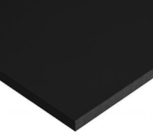 3 HDPE plastični list 3/8 x 6 x 12 tekstura crne svjetlosti s obje strane