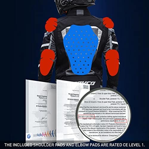 Scoyco Mesh motociklistička jakna jahanje motocikla CE oklopna jakna otporna na jaknu Prozračna zaštitna oprema za muškarce