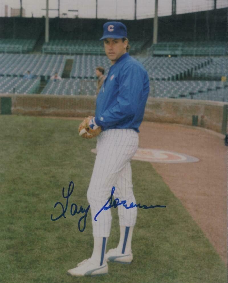 Lary Sorensen Chicago Cubs potpisao autogramirani 8x10 fotografija w/coa - Autografirane MLB fotografije