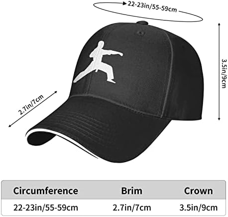 Karate Punch silueta šešir klasična podesiva bejzbolska kapa kamiondžija šešir za muškarce Ženska kapa