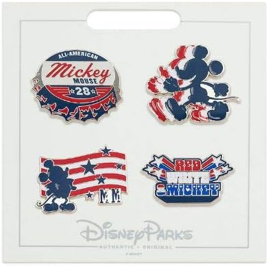 Disney Pin - Americana Mickey Mouse - 4 Pin set