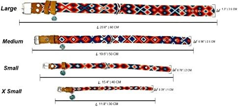 Tulum hm | Meksičke ručno izrađene ogrlice za male, srednje i velike pse. Izdržljivost za pranje i visoke performanse za