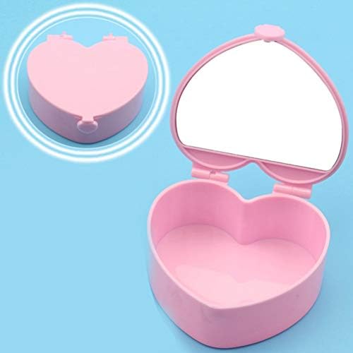 * 3pcs kutija u obliku srca kutija za nakit u obliku srca plastična kutija za pohranu nakita dječja kutija za nakit srce