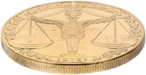 Nuobesty Vintage nakit 12 Constellation Commorative Coins Gold Libra COIN ANTIQUE ZAKLJUČAK LJUDSKI Zbrinjavanje Kovanice