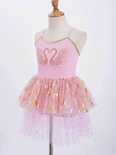 Feehow djevojke šljokice crisscross suknjeni leotards labud plesni balet balerina balerina plesna odjeća bajka princeza haljina