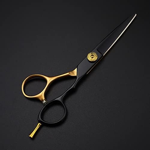 Škare za rezanje kose, 6 -inčni profesionalni JP 440C čelični ružičasti zlato škare za rezanje kose za kosu frizura brijač