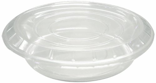 Izbor-13005 ravna okrugla zdjela za salatu od polietilen tereftalata s poklopcem, promjer 9-1 / 2 inča visina 2-1 / 4 inča,