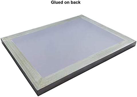 2 pakiranje aluminijskog zaslona za ispis s svilenim zaslonom 12 x 16 inča Frame-160 bijela mreža