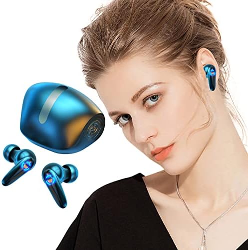 Bluetooth slušalice, bežični uši, nove hi-fi-glave slušalice za kontrolu dodira, Bluetooth 5.2 Neosjetljivo nošenje bežičnih