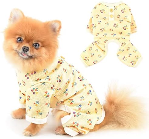 Plaćena pidžama za djevojčice za pse, oblatna za cijelo tijelo, proljetno ljeto, pulover, odjeća za štenad, mekano, udobno
