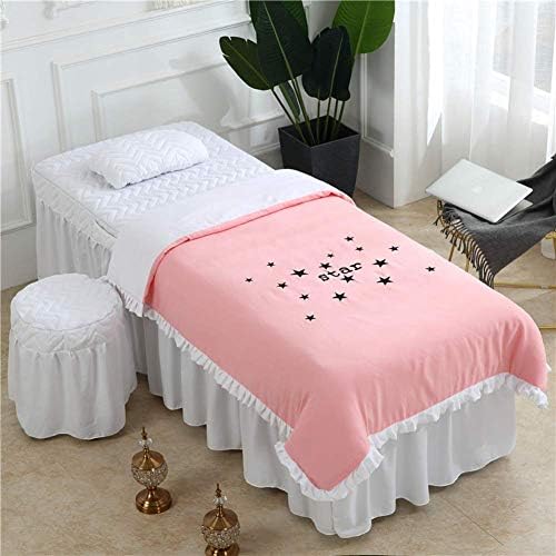 Zhuan-ov kozmetički krevet prilagođen kozmetičkim slojevima masaža stol za stol setovi čista boja, 4 komada masaža stol suknje