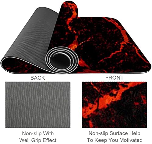 Podloga za jogu Površina vulkanske lave tekstura magme ekološki prihvatljiva Protuklizna prostirka za fitness za pilates