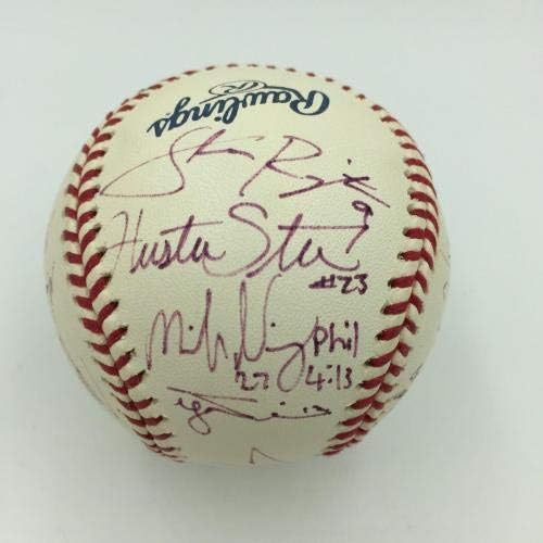 Nevjerojatni tim Justin Verlander iz 2003. godine Dustin Pedroia College potpisao je bejzbol JSA - Autografirani bejzbols